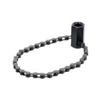 BGS Diy 1020 Universal-Ölfilter-Kettenschlüssel | Antrieb Innenvierkant 12,5 mm (1/2") | Ø 100 mm