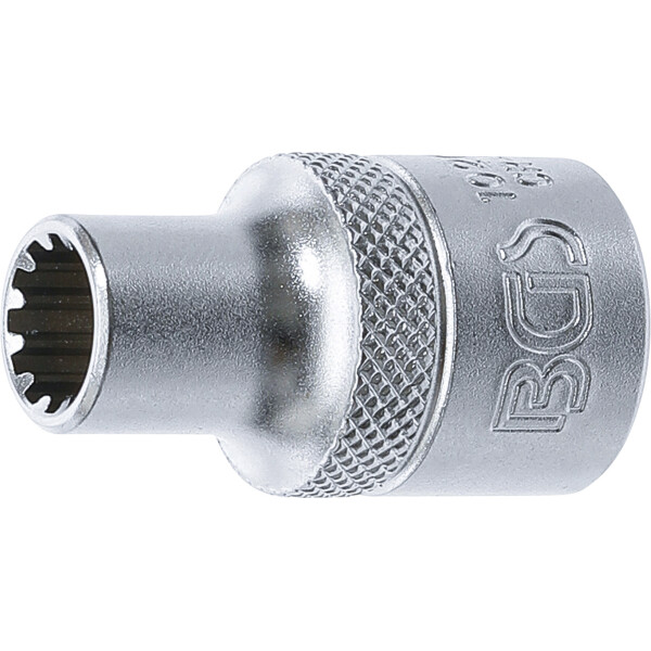 BGS 10209 Steckschlüssel-Einsatz Gear Lock | Antrieb Innenvierkant 12,5 mm (1/2") | SW 9 mm