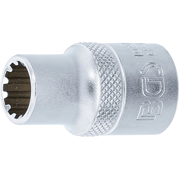 BGS 10211 Steckschlüssel-Einsatz Gear Lock | Antrieb Innenvierkant 12,5 mm (1/2") | SW 11 mm