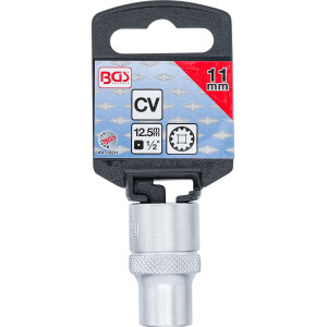BGS 10211 Steckschlüssel-Einsatz Gear Lock | Antrieb Innenvierkant 12,5 mm (1/2") | SW 11 mm