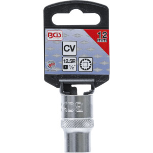 BGS 10212 Steckschlüssel-Einsatz Gear Lock | Antrieb Innenvierkant 12,5 mm (1/2") | SW 12 mm