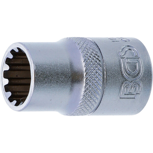 BGS 10213 Steckschlüssel-Einsatz Gear Lock | Antrieb Innenvierkant 12,5 mm (1/2") | SW 13 mm