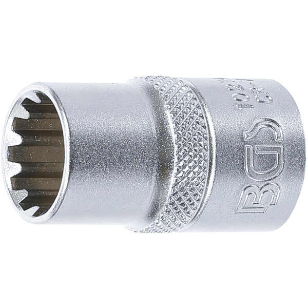 BGS 10214 Steckschlüssel-Einsatz Gear Lock | Antrieb Innenvierkant 12,5 mm (1/2") | SW 14 mm