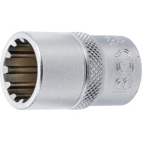 BGS 10216 Steckschlüssel-Einsatz Gear Lock | Antrieb Innenvierkant 12,5 mm (1/2") | SW 16 mm