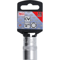 BGS 10216 Steckschlüssel-Einsatz Gear Lock | Antrieb Innenvierkant 12,5 mm (1/2") | SW 16 mm