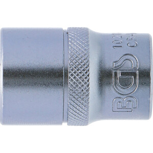 BGS 10218 Steckschlüssel-Einsatz Gear Lock | Antrieb Innenvierkant 12,5 mm (1/2") | SW 18 mm