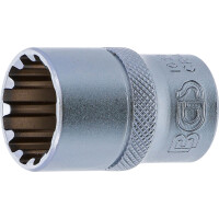 BGS 10218 Steckschlüssel-Einsatz Gear Lock | Antrieb Innenvierkant 12,5 mm (1/2") | SW 18 mm