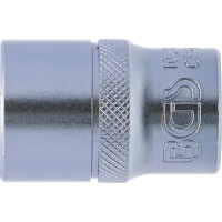 BGS 10218 Steckschlüssel-Einsatz Gear Lock | Antrieb Innenvierkant 12,5 mm (1/2") | SW 18 mm