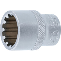 BGS 10220 Steckschlüssel-Einsatz Gear Lock | Antrieb Innenvierkant 12,5 mm (1/2") | SW 20 mm