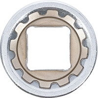 BGS 10220 Steckschlüssel-Einsatz Gear Lock | Antrieb Innenvierkant 12,5 mm (1/2") | SW 20 mm