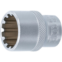 BGS 10221 Steckschlüssel-Einsatz Gear Lock | Antrieb Innenvierkant 12,5 mm (1/2") | SW 21 mm