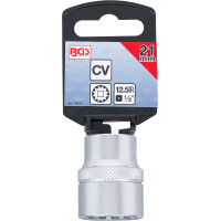 BGS 10221 Steckschlüssel-Einsatz Gear Lock | Antrieb Innenvierkant 12,5 mm (1/2") | SW 21 mm
