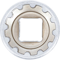 BGS 10224 Steckschlüssel-Einsatz Gear Lock | Antrieb Innenvierkant 12,5 mm (1/2") | SW 24 mm