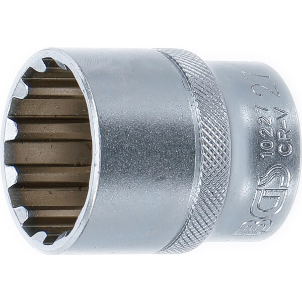 BGS 10227 Steckschlüssel-Einsatz Gear Lock | Antrieb Innenvierkant 12,5 mm (1/2") | SW 27 mm