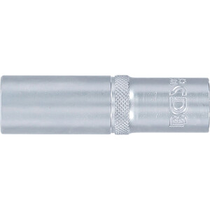 BGS 10256 Steckschlüssel-Einsatz Gear Lock, tief | Antrieb Innenvierkant 12,5 mm (1/2") | SW 16 mm