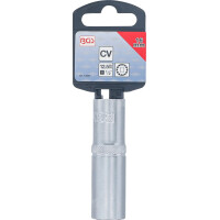 BGS 10256 Steckschlüssel-Einsatz Gear Lock, tief | Antrieb Innenvierkant 12,5 mm (1/2") | SW 16 mm