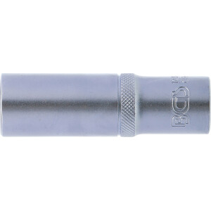 BGS 10257 Steckschlüssel-Einsatz Gear Lock, tief | Antrieb Innenvierkant 12,5 mm (1/2") | SW 17 mm