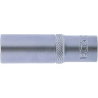 BGS 10257 Steckschlüssel-Einsatz Gear Lock, tief | Antrieb Innenvierkant 12,5 mm (1/2") | SW 17 mm