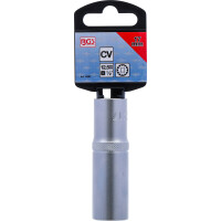 BGS 10257 Steckschlüssel-Einsatz Gear Lock, tief | Antrieb Innenvierkant 12,5 mm (1/2") | SW 17 mm