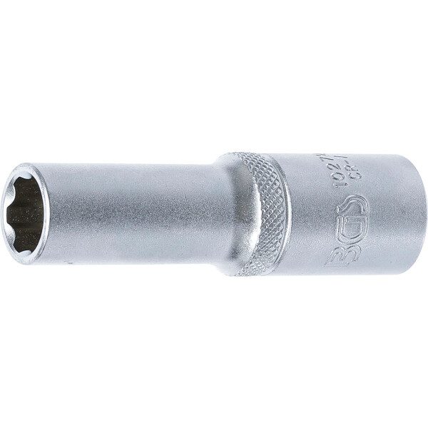 BGS 10272 Steckschlüssel-Einsatz Super Lock, tief | Antrieb Innenvierkant 12,5 mm (1/2") | SW 12 mm
