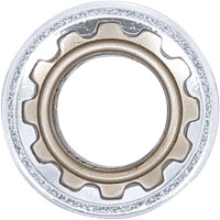 BGS 10312 Steckschlüssel-Einsatz Gear Lock | Antrieb Innenvierkant 10 mm (3/8") | SW 12 mm