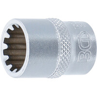 BGS 10314 Steckschlüssel-Einsatz Gear Lock | Antrieb Innenvierkant 10 mm (3/8") | SW 14 mm