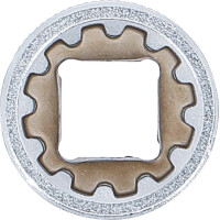 BGS 10314 Steckschlüssel-Einsatz Gear Lock | Antrieb Innenvierkant 10 mm (3/8") | SW 14 mm