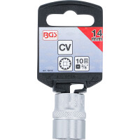 BGS 10314 Steckschlüssel-Einsatz Gear Lock | Antrieb Innenvierkant 10 mm (3/8") | SW 14 mm