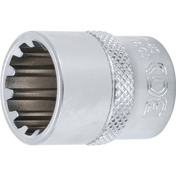 BGS 10316 Steckschlüssel-Einsatz Gear Lock | Antrieb Innenvierkant 10 mm (3/8") | SW 16 mm