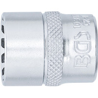 BGS 10317 Steckschlüssel-Einsatz Gear Lock | Antrieb Innenvierkant 10 mm (3/8") | SW 17 mm