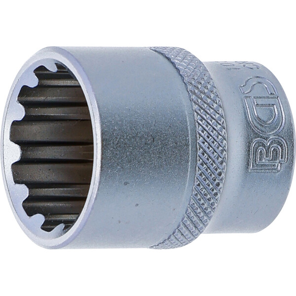 BGS 10318 Steckschlüssel-Einsatz Gear Lock | Antrieb Innenvierkant 10 mm (3/8") | SW 18 mm