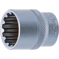 BGS 10318 Steckschlüssel-Einsatz Gear Lock | Antrieb Innenvierkant 10 mm (3/8") | SW 18 mm