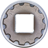 BGS 10319 Steckschlüssel-Einsatz Gear Lock | Antrieb Innenvierkant 10 mm (3/8") | SW 19 mm