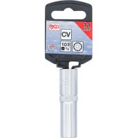 BGS 10351 Steckschlüssel-Einsatz Gear Lock, tief | Antrieb Innenvierkant 10 mm (3/8") | SW 11 mm