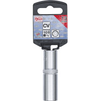 BGS 10353 Steckschlüssel-Einsatz Gear Lock, tief | Antrieb Innenvierkant 10 mm (3/8") | SW 13 mm
