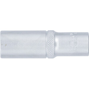 BGS 10354 Steckschlüssel-Einsatz Gear Lock, tief | Antrieb Innenvierkant 10 mm (3/8") | SW 14 mm