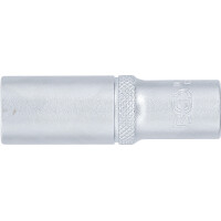 BGS 10354 Steckschlüssel-Einsatz Gear Lock, tief | Antrieb Innenvierkant 10 mm (3/8") | SW 14 mm