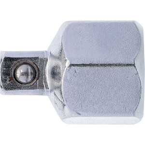 BGS 1039-ADAPT Steckschlüssel-Adapter | Innenvierkant 12,5 mm (1/2") - Außenvierkant 10 mm (3/8")