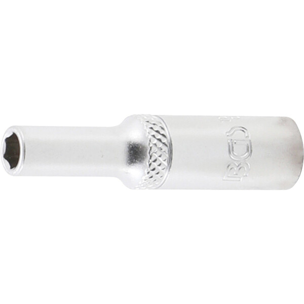 BGS 10505 Steckschlüssel-Einsatz Sechskant, tief | Antrieb Innenvierkant 6,3 mm (1/4") | SW 5 mm