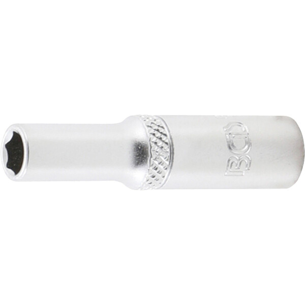 BGS 10506 Steckschlüssel-Einsatz Sechskant, tief | Antrieb Innenvierkant 6,3 mm (1/4") | SW 6 mm