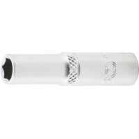 BGS 10507 Steckschlüssel-Einsatz Sechskant, tief | Antrieb Innenvierkant 6,3 mm (1/4") | SW 7 mm