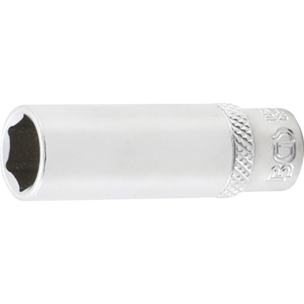 BGS 10511 Steckschlüssel-Einsatz Sechskant, tief | Antrieb Innenvierkant 6,3 mm (1/4") | SW 11 mm