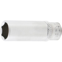 BGS 10512 Steckschlüssel-Einsatz Sechskant, tief | Antrieb Innenvierkant 6,3 mm (1/4") | SW 12 mm