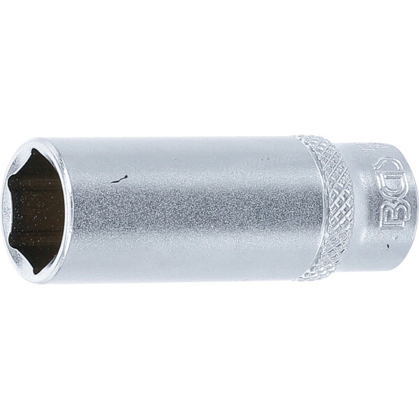 BGS 10513 Steckschlüssel-Einsatz Sechskant, tief | Antrieb Innenvierkant 6,3 mm (1/4") | SW 13 mm
