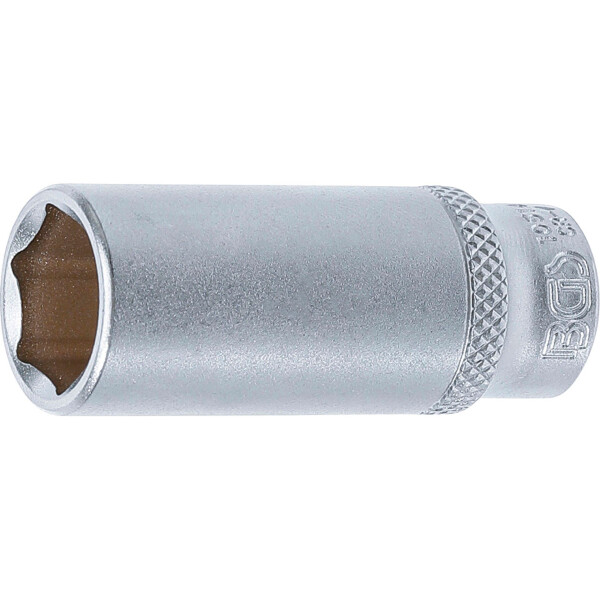 BGS 10514 Steckschlüssel-Einsatz Sechskant, tief | Antrieb Innenvierkant 6,3 mm (1/4") | SW 14 mm