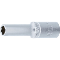 BGS 10528 Steckschlüssel-Einsatz Sechskant, tief | Antrieb Innenvierkant 10 mm (3/8") | SW 8 mm