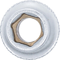 BGS 10528 Steckschlüssel-Einsatz Sechskant, tief | Antrieb Innenvierkant 10 mm (3/8") | SW 8 mm
