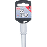 BGS 10528 Steckschlüssel-Einsatz Sechskant, tief | Antrieb Innenvierkant 10 mm (3/8") | SW 8 mm