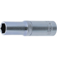 BGS 10530 Steckschlüssel-Einsatz Sechskant, tief | Antrieb Innenvierkant 10 mm (3/8") | SW 10 mm