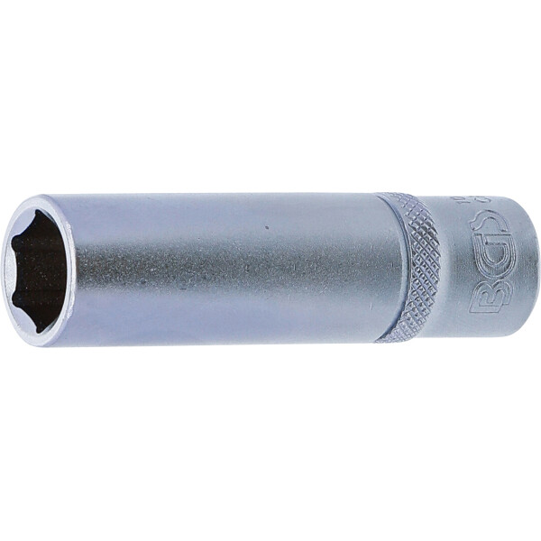 BGS 10532 Steckschlüssel-Einsatz Sechskant, tief | Antrieb Innenvierkant 10 mm (3/8") | SW 12 mm